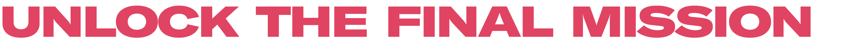 unlock final mission